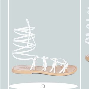 Rag & Bone | Baxea hand-crafted tie-up string flat sandal